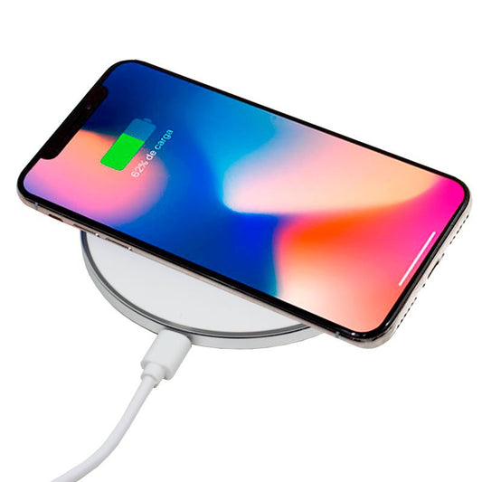 Station de charge sans fil universelle Qi pour smartphone (charge rapide) Blanc