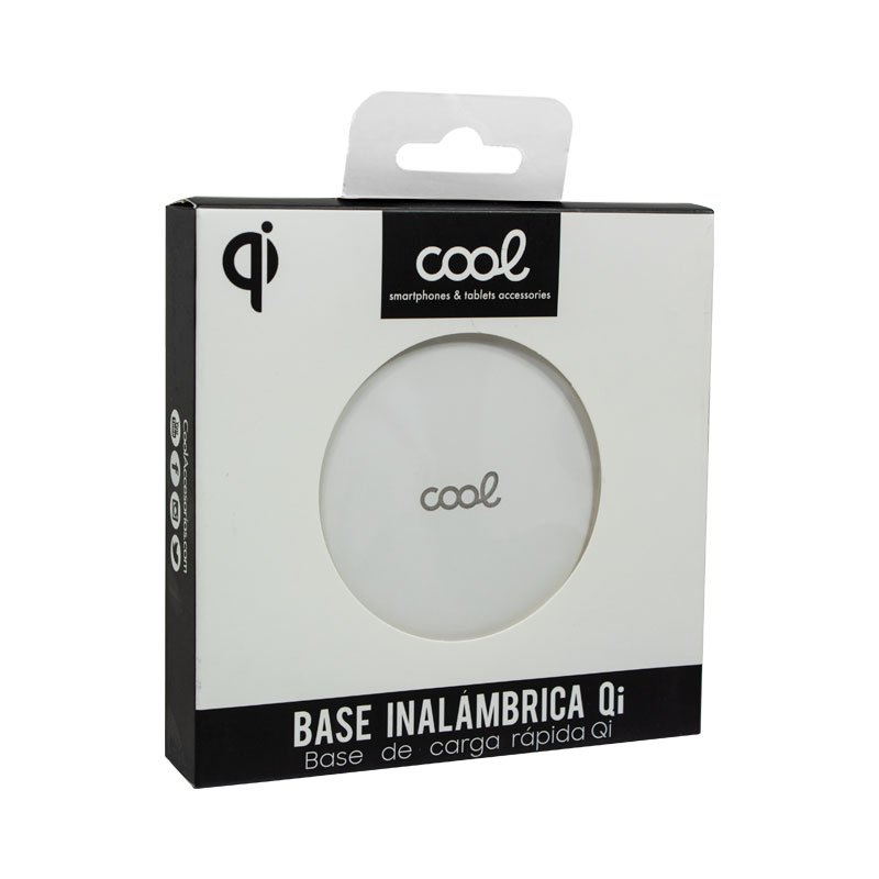 Station de charge sans fil universelle Qi pour smartphone (charge rapide) Blanc