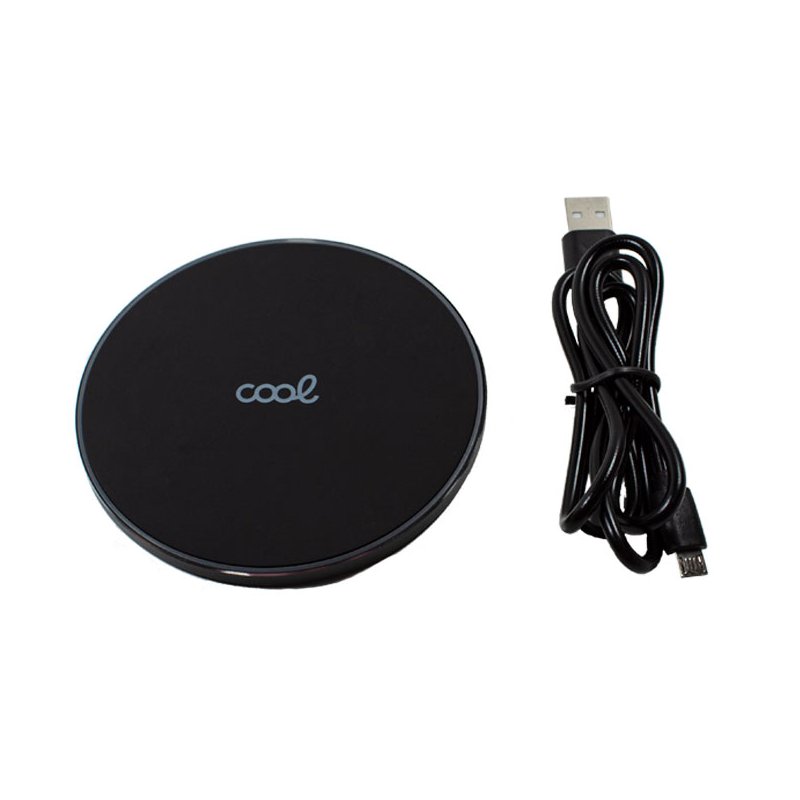 Chargeur sans fil universel Qi pour smartphone (charge rapide) Noir