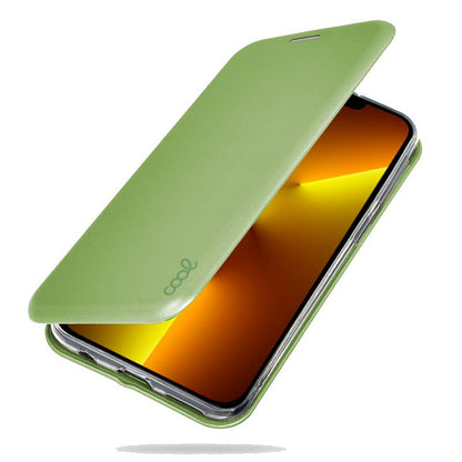 Étui à rabat tendance pour iPhone 13 Pro Max Elegance Pistache