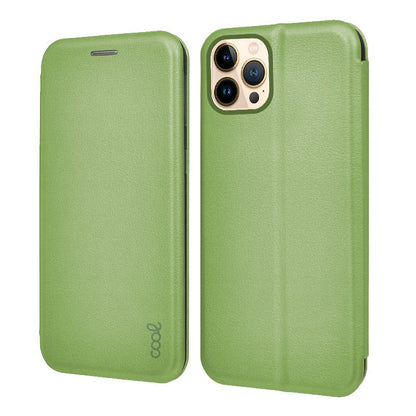 Étui à rabat tendance pour iPhone 13 Pro Max Elegance Pistache