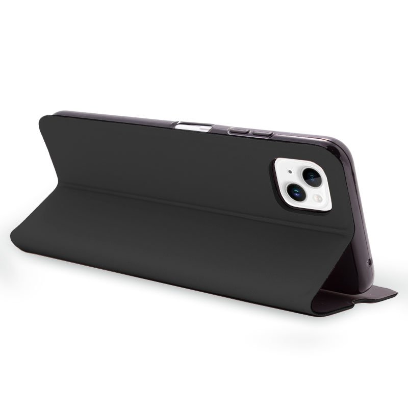 Étui à rabat tendance pour iPhone 14 Plus Elegance Noir