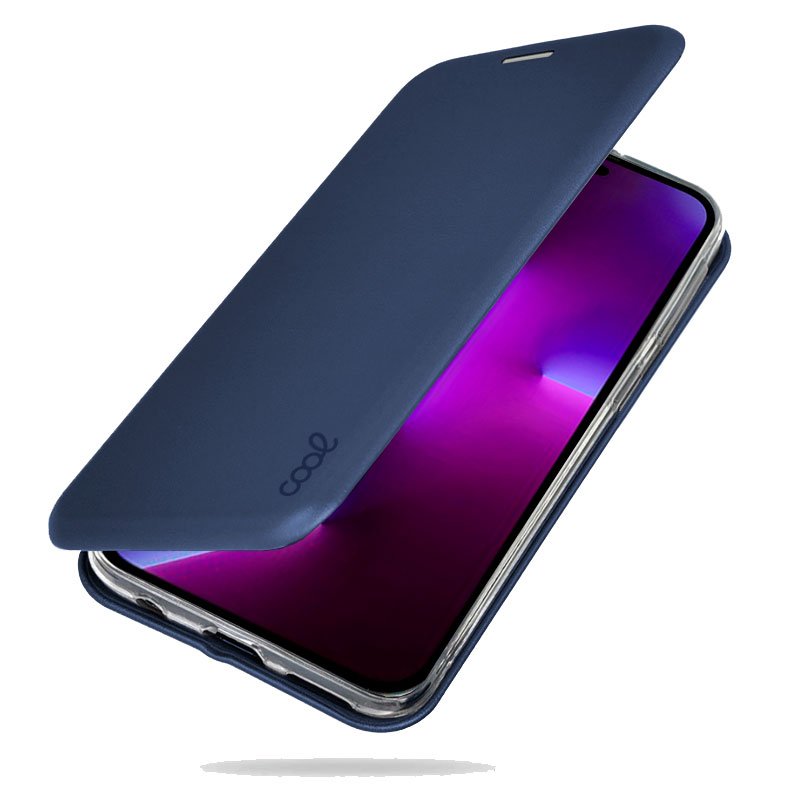 Étui à rabat Cool pour iPhone 14 Pro Elegance Navy