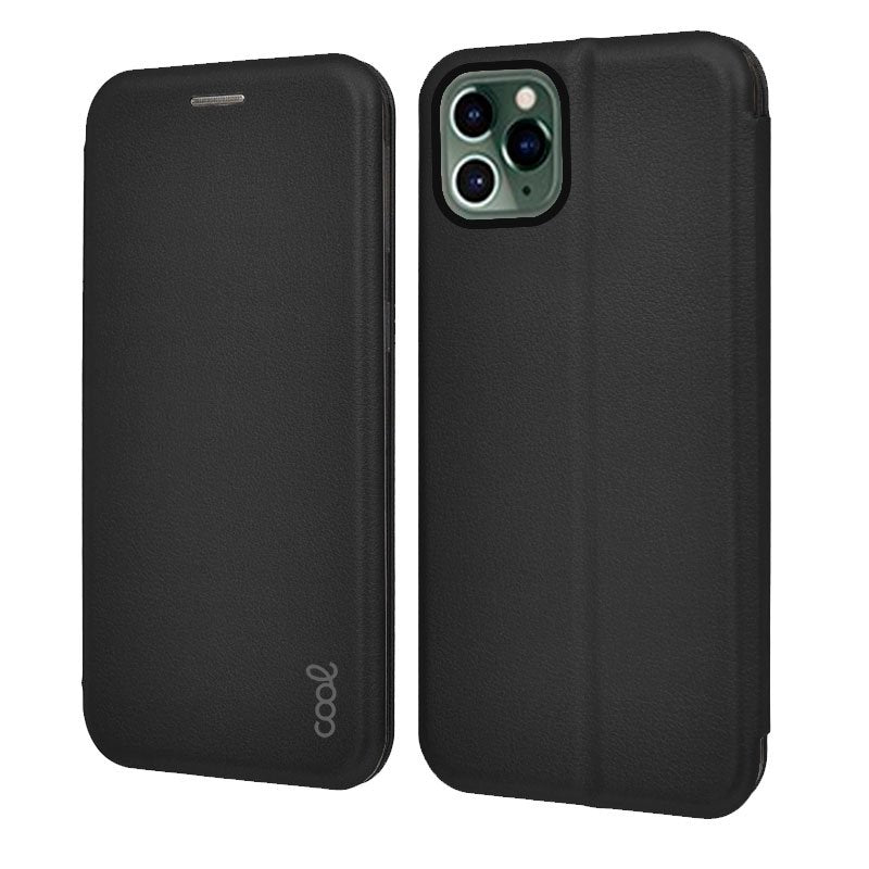 Étui à rabat tendance pour iPhone 14 Pro Elegance Noir