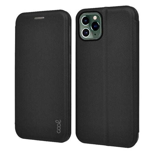 Étui à rabat tendance pour iPhone 14 Pro Elegance Noir