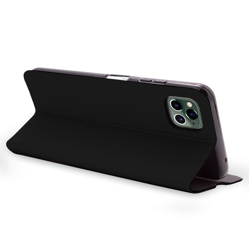 Étui à rabat tendance pour iPhone 14 Pro Elegance Noir