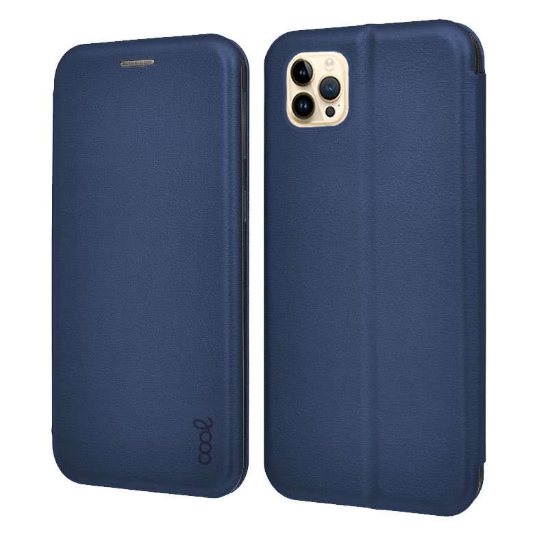 Étui à rabat Cool pour iPhone 14 Pro Max Elegance Navy