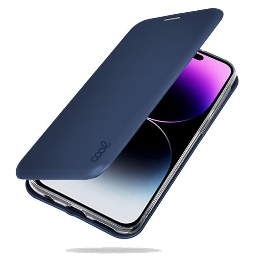 Étui à rabat Cool pour iPhone 14 Pro Max Elegance Navy