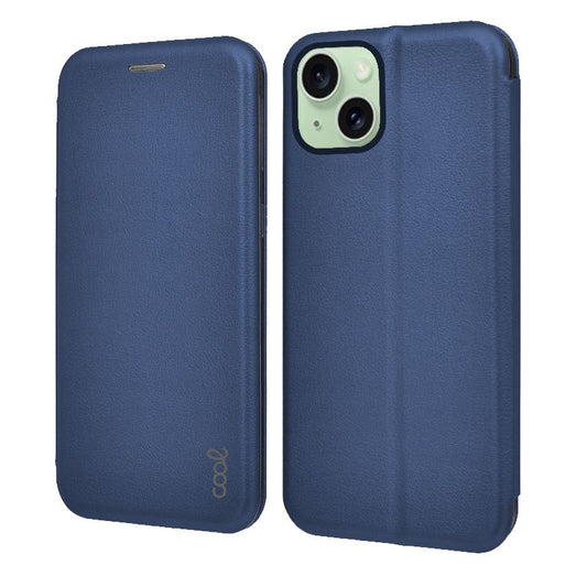 Étui à rabat tendance pour iPhone 15 Plus Elegance Marino