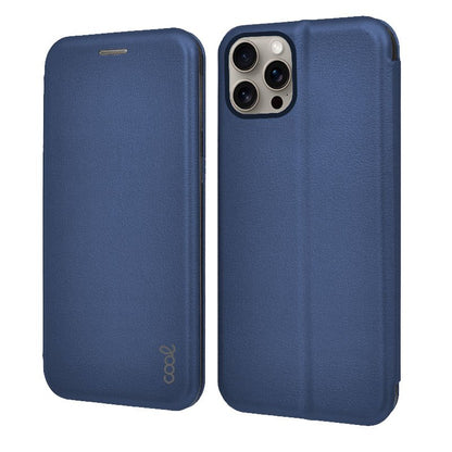 Étui à rabat Cool pour iPhone 15 Pro Max Elegance Navy