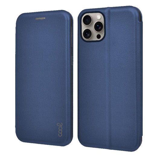 Étui à rabat Cool pour iPhone 15 Pro Max Elegance Navy