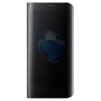 Étui à rabat transparent pour iPhone 7 Plus / iPhone 8 Plus, noir