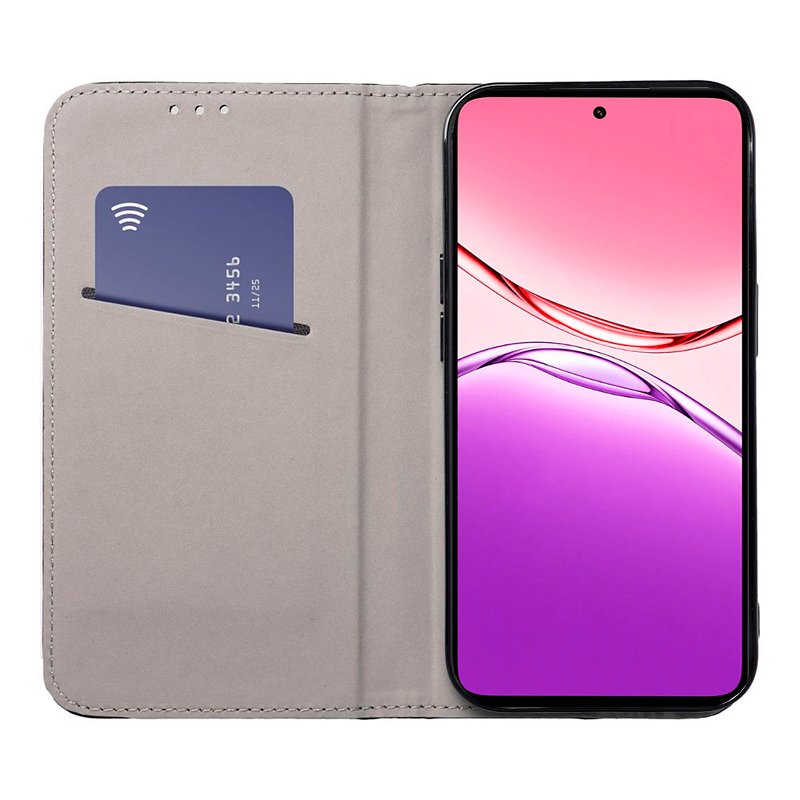 Funda COOL Flip Cover para Oppo A5 4G / A5 5G Liso Negro