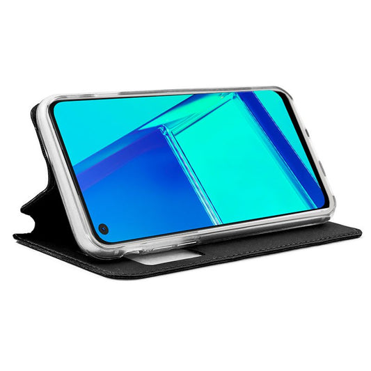 Étui à rabat Cool pour Oppo A52 / A72 / A92 Noir lisse