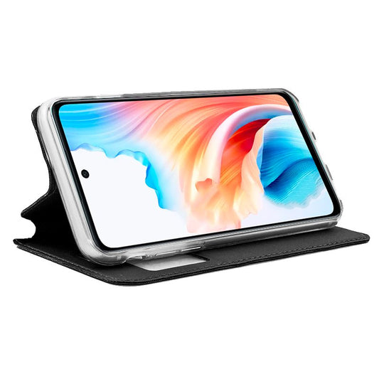 Étui à rabat COOL pour Oppo A79 5G, noir lisse