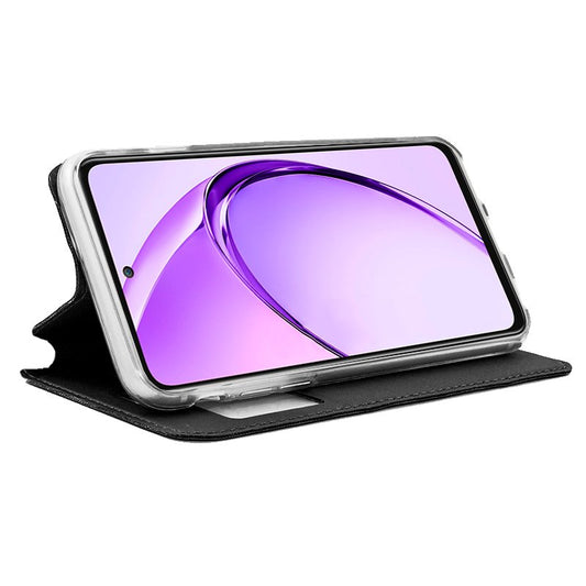 Étui à rabat COOL pour Oppo A80 5G, noir lisse