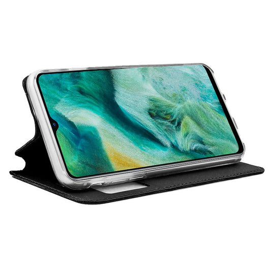 Étui à rabat élégant pour Oppo Find X2 Lite, noir lisse