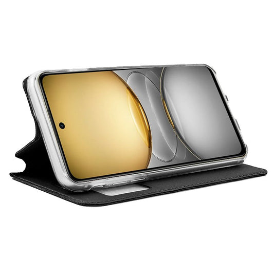 Étui à rabat Cool pour Realme C75, noir uni