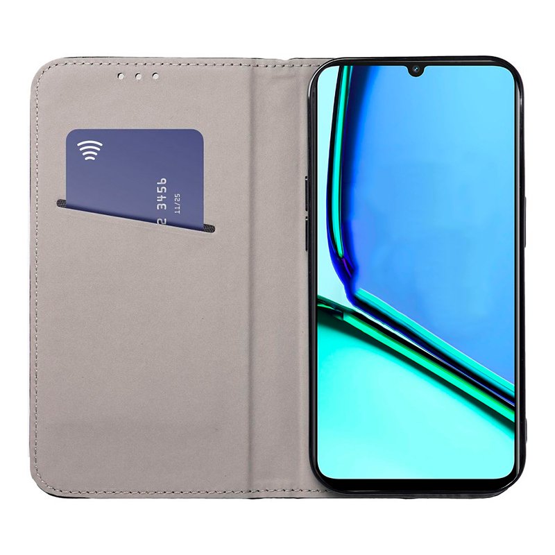 Étui à rabat Cool pour Realme Note 60, noir uni