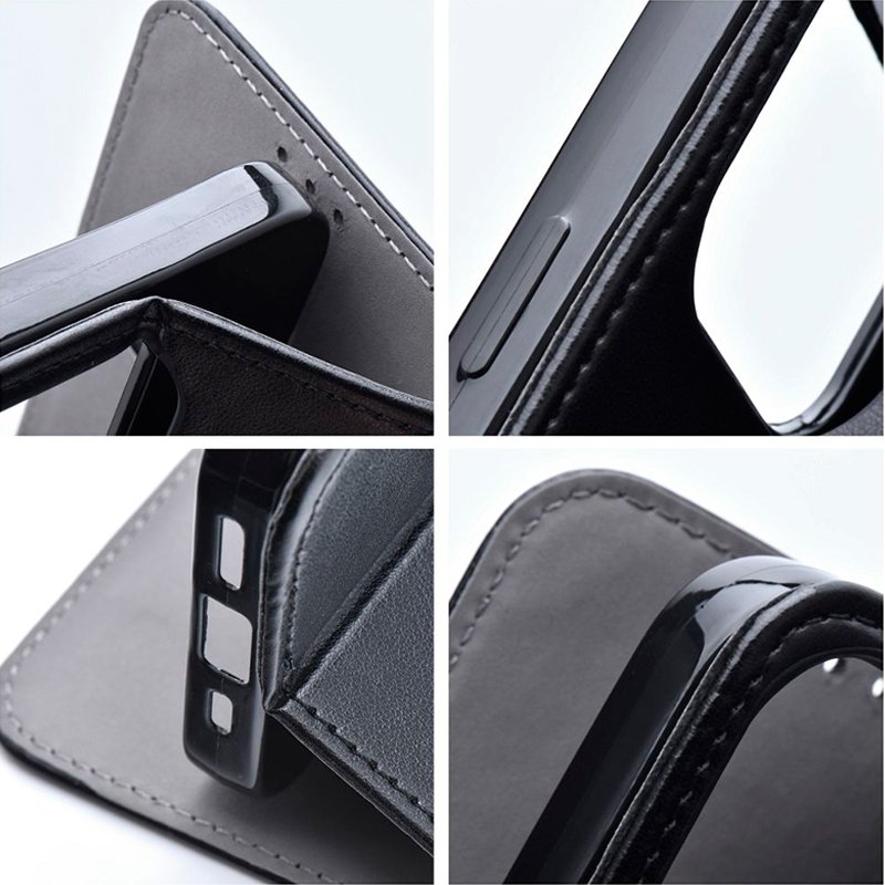 Étui à rabat Cool pour Realme Note 60, noir uni