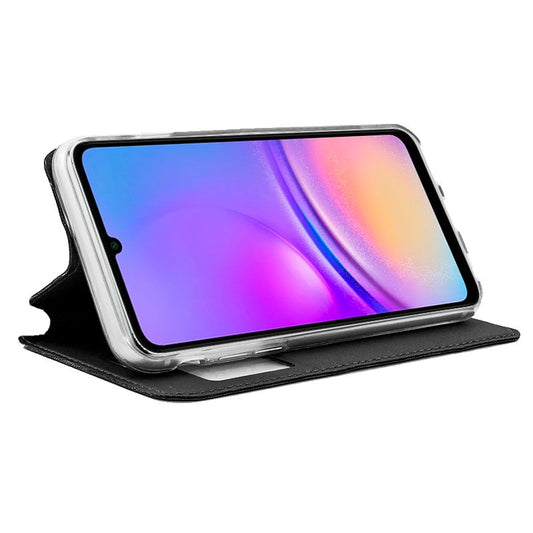 Étui à rabat Cool pour Samsung A055 Galaxy A05 Noir lisse