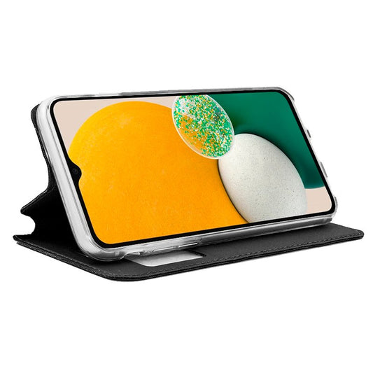 Étui à rabat tendance pour Samsung Galaxy A13 5G / A04s (A136) - Noir uni