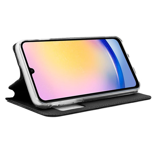 Étui à rabat tendance pour Samsung A256 Galaxy A25 5G, noir lisse