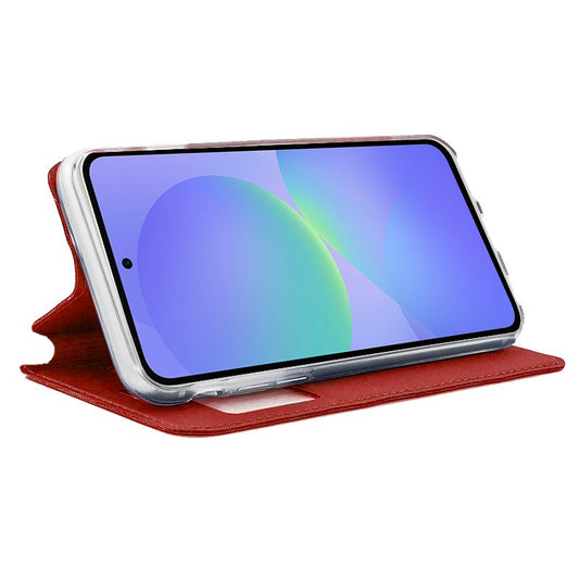 Étui à rabat tendance pour Samsung A366 Galaxy A36 5G, rouge uni