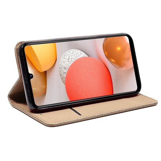 Étui à rabat COOL pour Samsung A426 Galaxy A42 5G Beige lisse
