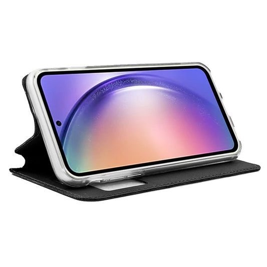 Étui à rabat Cool pour Samsung A546 Galaxy A54 5G, noir lisse