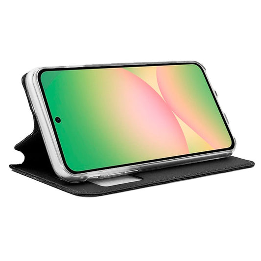 Étui à rabat Cool pour Samsung A566 Galaxy A56 5G, noir lisse