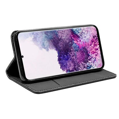 Étui à rabat Cool pour Samsung G980 Galaxy S20 Noir uni
