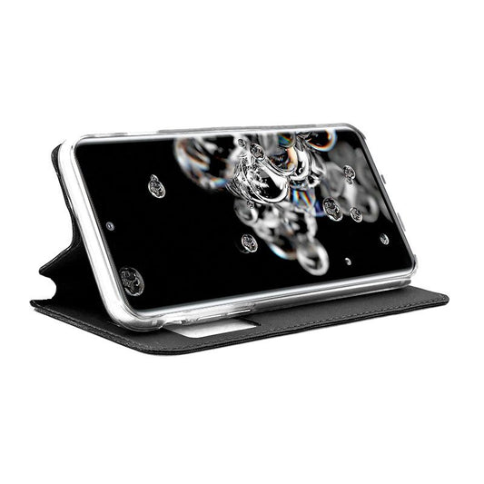 Étui à rabat tendance pour Samsung Galaxy S20 Ultra 5G G988, noir uni