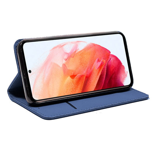 Étui à rabat Cool pour Samsung G990 Galaxy S21 Bleu uni