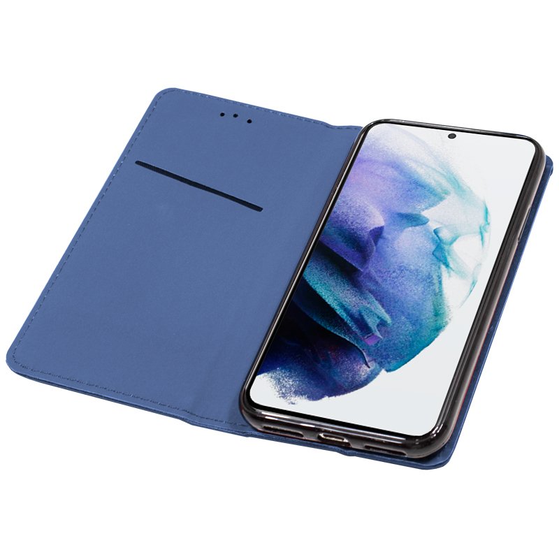 Étui à rabat Cool pour Samsung G996 Galaxy S21 Plus, bleu uni