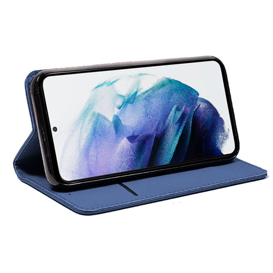 Étui à rabat Cool pour Samsung G996 Galaxy S21 Plus, bleu uni