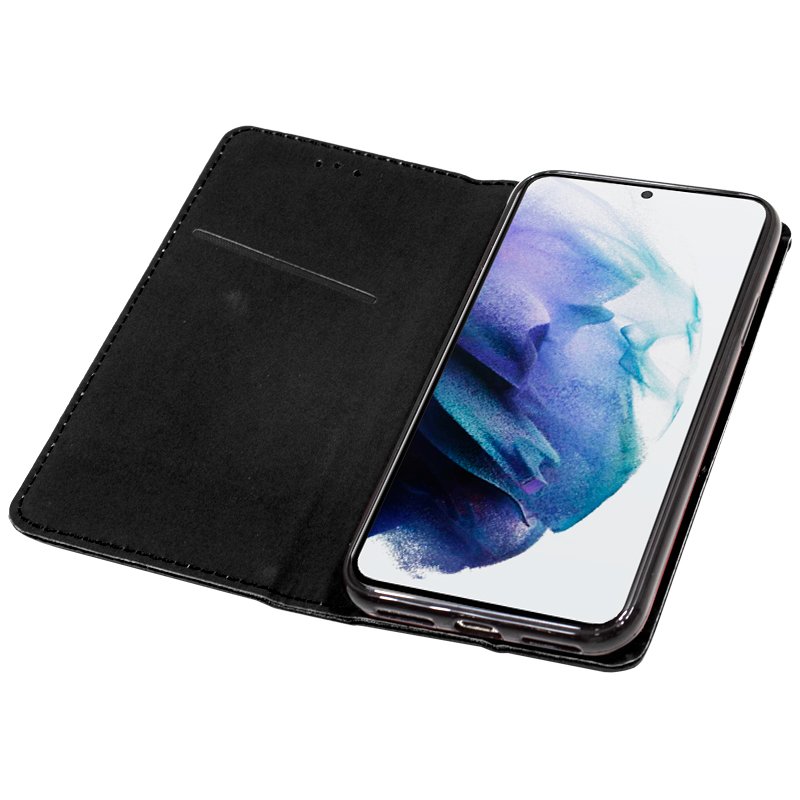 Étui à rabat Cool pour Samsung G996 Galaxy S21 Plus Noir lisse