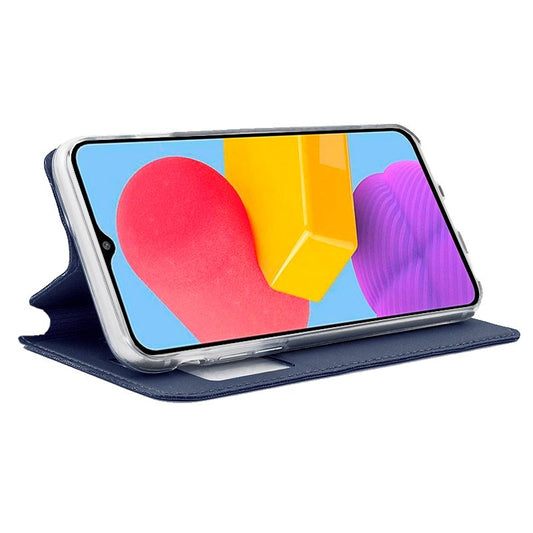 Étui à rabat tendance pour Samsung Galaxy M13/A23 5G (M135) - Bleu uni