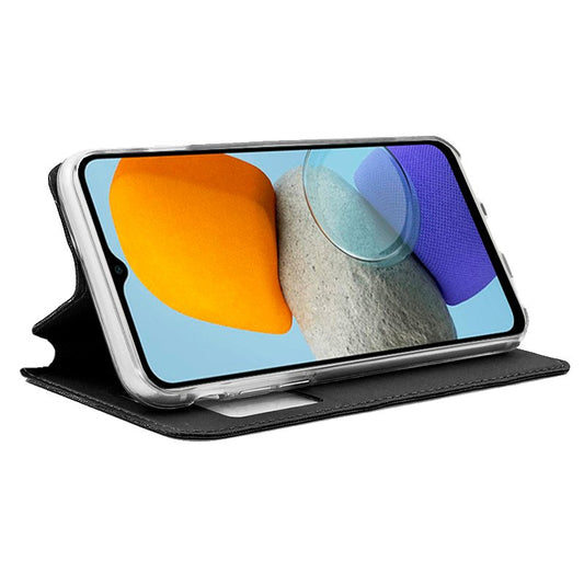 Étui à rabat tendance pour Samsung Galaxy M236 5G, noir uni