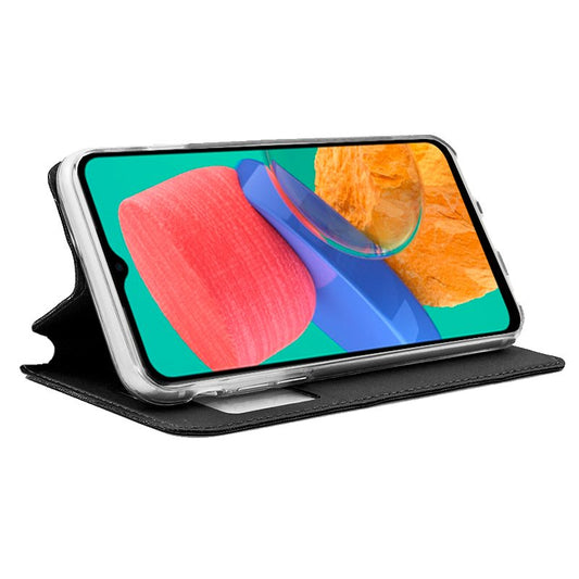 Étui à rabat Cool pour Samsung M336 Galaxy M33 5G, noir lisse