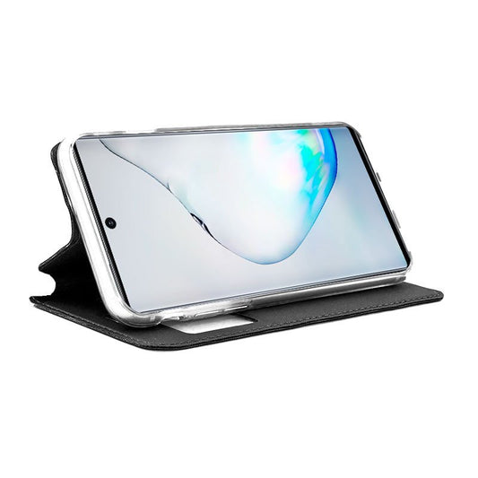 Étui à rabat tendance pour Samsung N970 Galaxy Note 10, noir uni