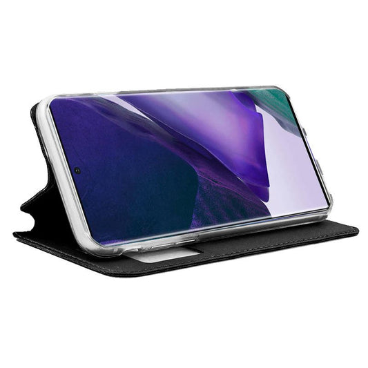 Étui à rabat ultra-lisse pour Samsung Galaxy Note 20 N985, noir