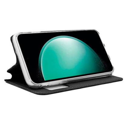 Étui à rabat Cool pour Samsung S711 Galaxy S23 FE - Noir uni