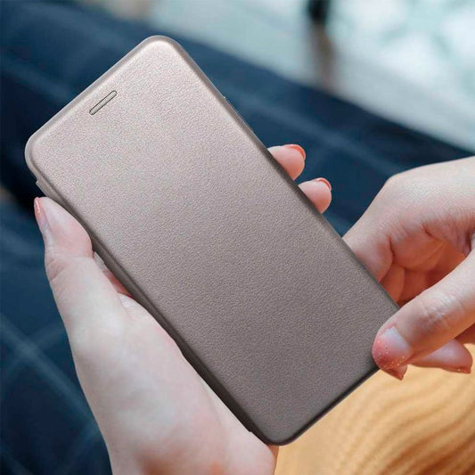 Étui à rabat élégant pour Samsung S901 et Galaxy S22, couleur argent