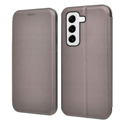 Étui à rabat élégant pour Samsung S901 et Galaxy S22, couleur argent