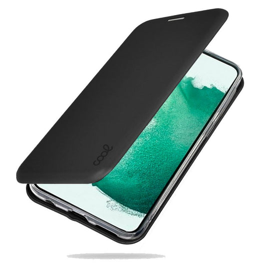 Étui à rabat élégant pour Samsung S906 et Galaxy S22 Plus, noir