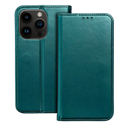 Étui à rabat tendance pour Samsung S916 et Galaxy S23 Plus, vert uni
