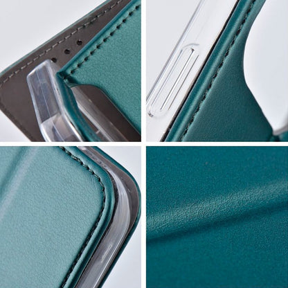 Étui à rabat tendance pour Samsung S916 et Galaxy S23 Plus, vert uni