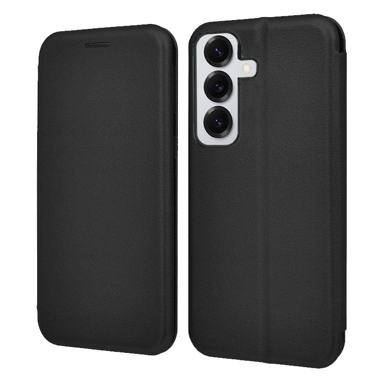 Étui à rabat élégant pour Samsung S921 Galaxy S24/S25 Noir