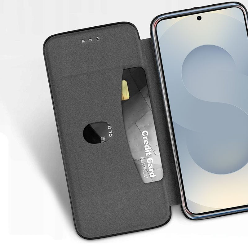Étui à rabat élégant pour Samsung S921 Galaxy S24/S25 Noir